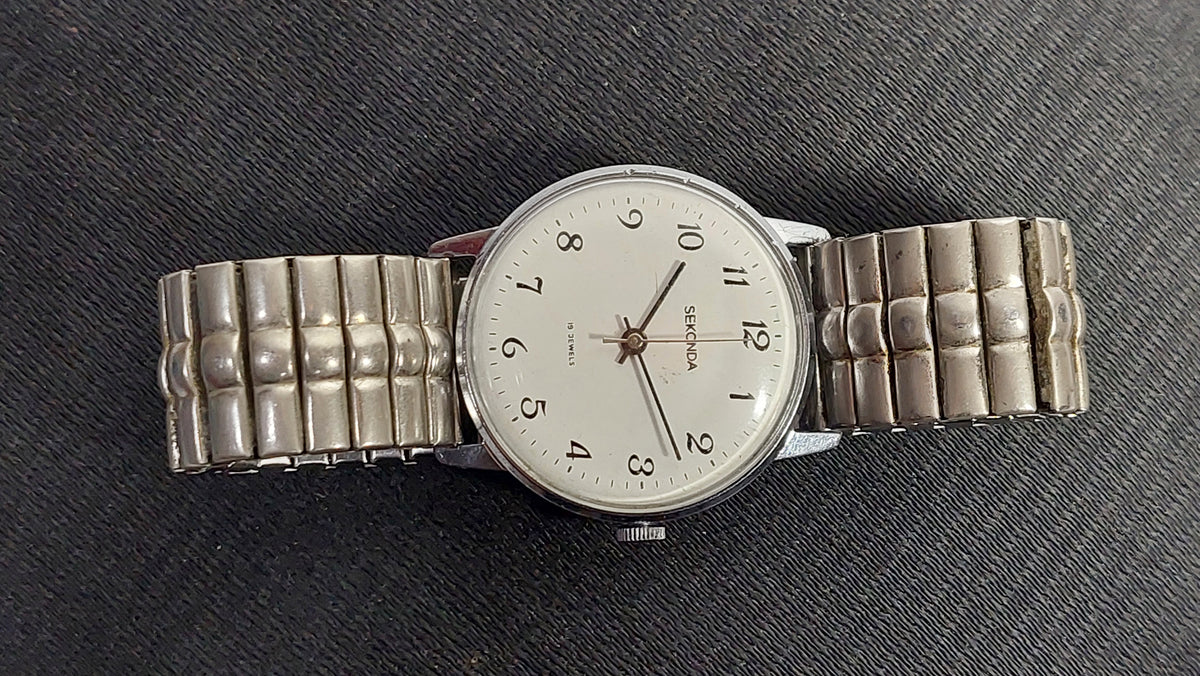 Soviet antique clock "SECONDA" Mechanical clock, Mechanical clock USSR.