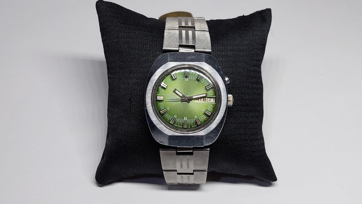 Soviet antique watch "SLAVA" Mechanical watch automatic winding, Mechanical watch USSR with automatic winding.