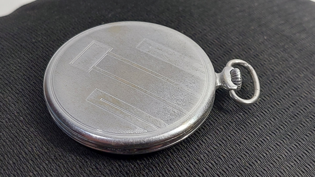Soviet antique watch "MOLNIYA" Mechanical pocket watch, Mechanical watch USSR.