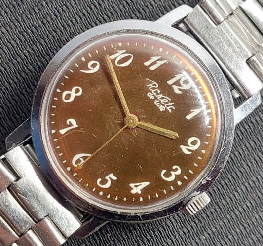 Soviet antique watch "RAKETA" Mechanical watch, Mechanical watch USSR. The watch is working.