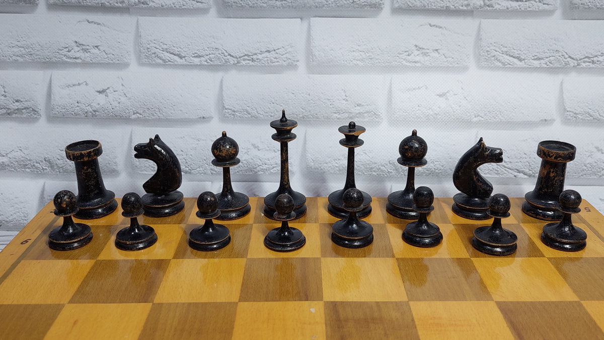 Soviet chess, rare chess set with chessboard, USSR chess, Beautiful Soviet chess, Belarusian chess players