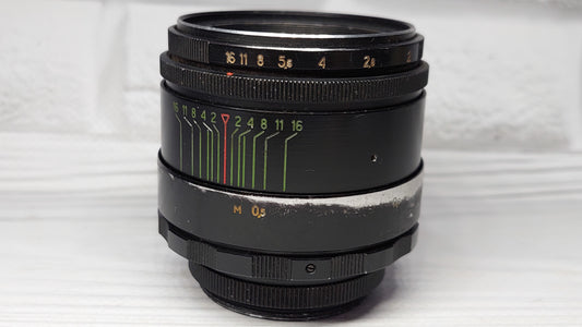 Soviet vintage lens Helios 44-2, 2\58 M42.