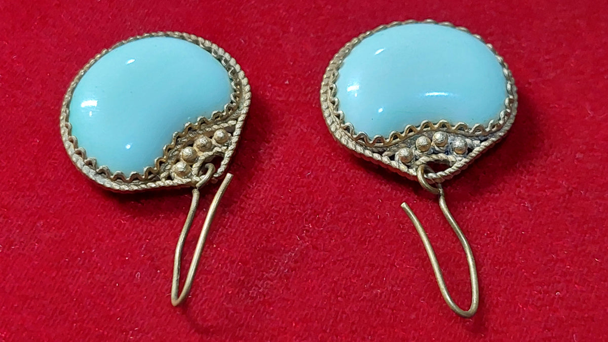 Earrings finift, enamel made in USSR, vintage earrings finift, enamel.