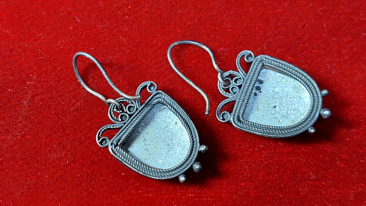 Earrings finift, enamel made in USSR, vintage earrings finift, enamel.