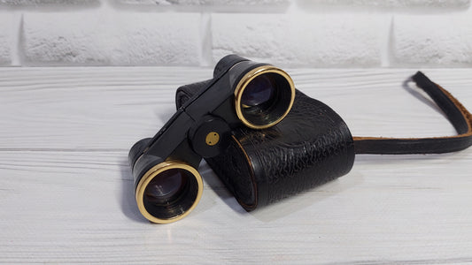theater binoculars , - Antique opera binoculars - Pocket binoculars in a case