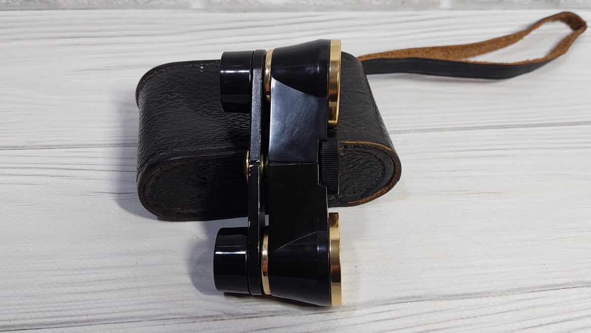 theater binoculars , - Antique opera binoculars - Pocket binoculars in a case