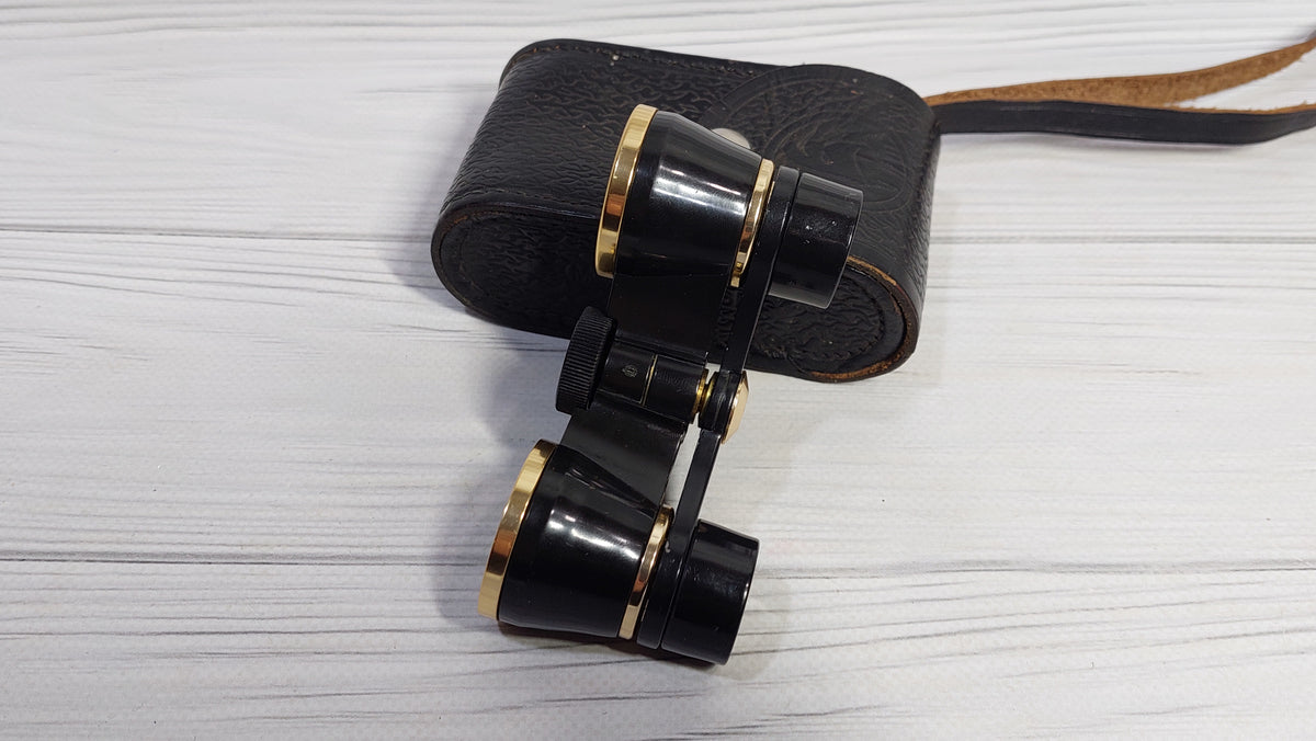 theater binoculars , - Antique opera binoculars - Pocket binoculars in a case