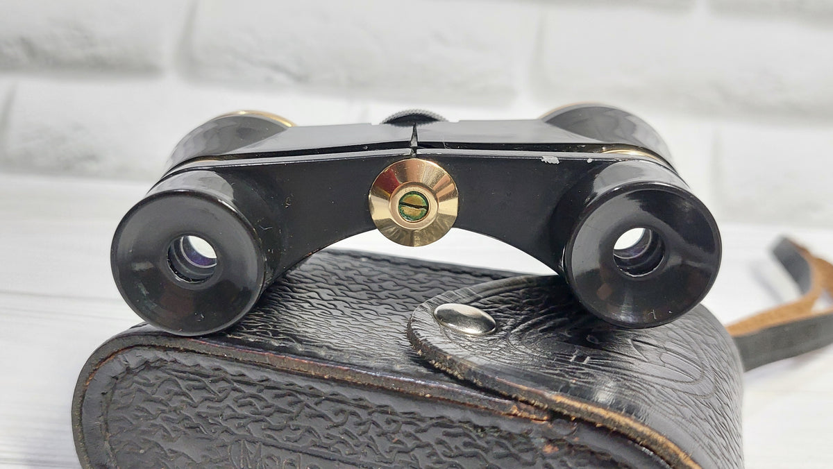 theater binoculars , - Antique opera binoculars - Pocket binoculars in a case