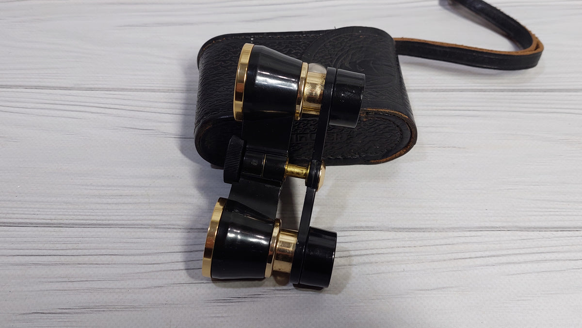 theater binoculars , - Antique opera binoculars - Pocket binoculars in a case