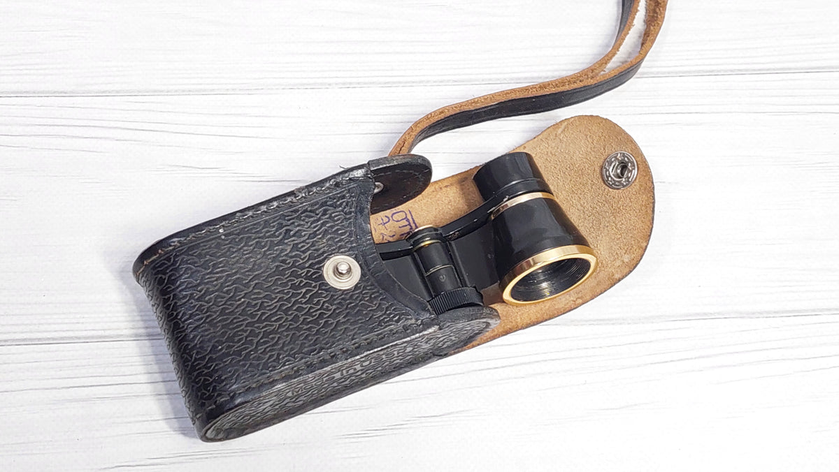 theater binoculars , - Antique opera binoculars - Pocket binoculars in a case