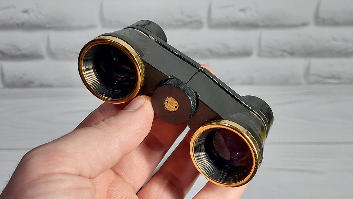 theater binoculars , - Antique opera binoculars - Pocket binoculars in a case