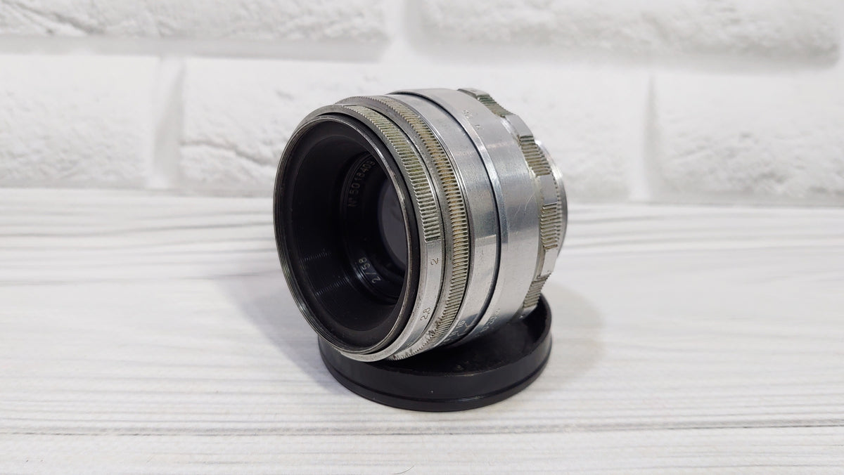HELIOS 44 USSR Soviet Lens M42 8 blades 2/58mm Silver