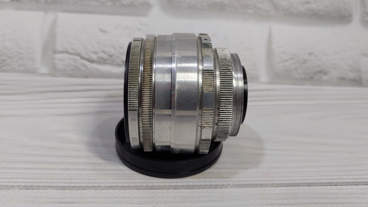 HELIOS 44 USSR Soviet Lens M42 8 blades 2/58mm Silver