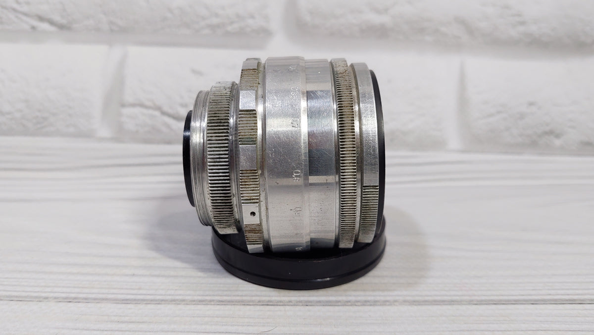 HELIOS 44 USSR Soviet Lens M42 8 blades 2/58mm Silver