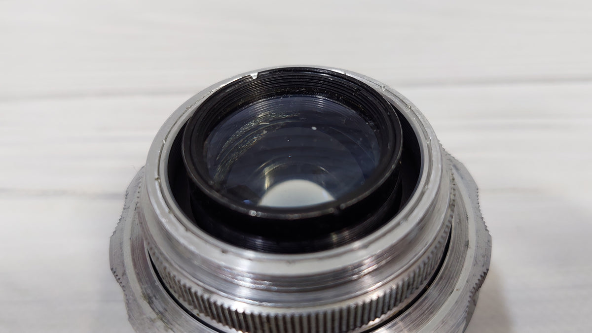 HELIOS 44 USSR Soviet Lens M42 8 blades 2/58mm Silver
