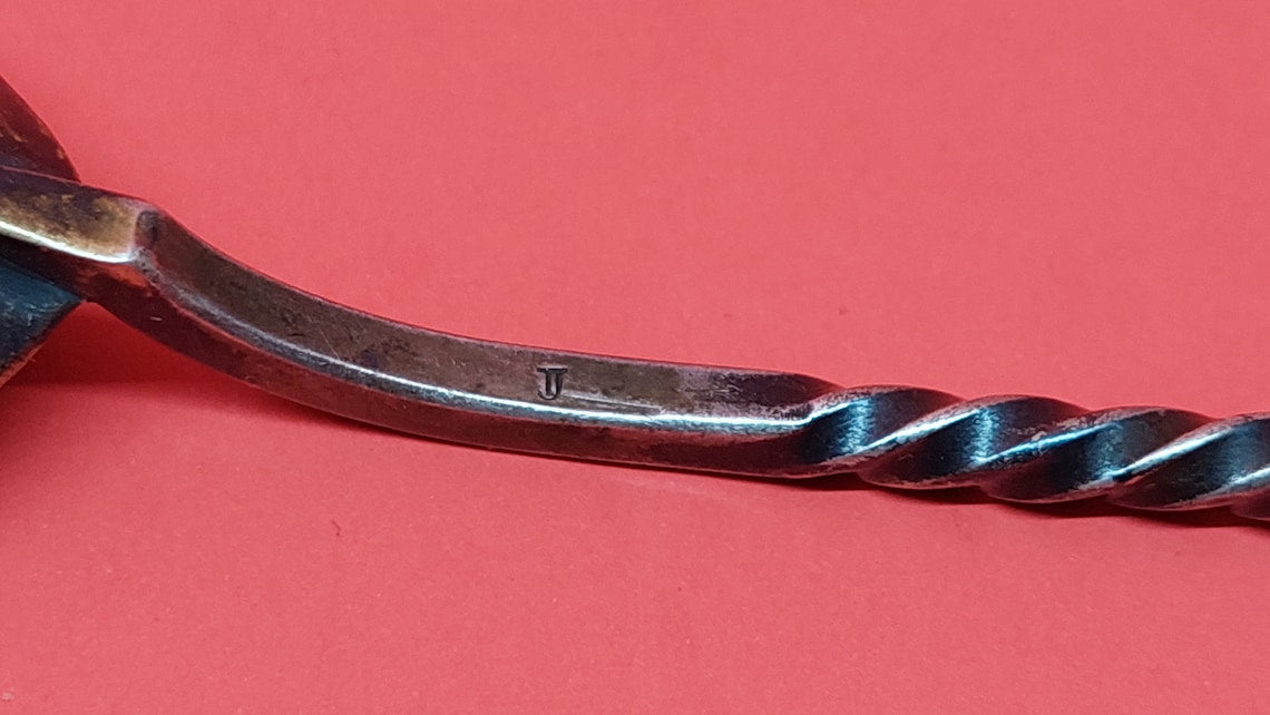 Antique cupronickel spoon. Talin Jewelry Factory