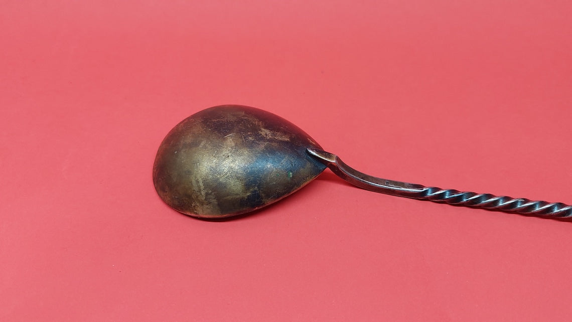 Antique cupronickel spoon. Talin Jewelry Factory