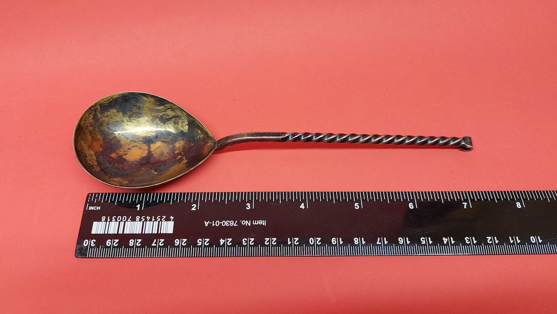 Antique cupronickel spoon. Talin Jewelry Factory
