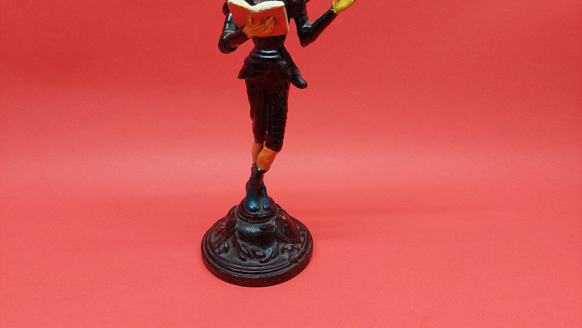 Antique table figurine of Don Quixote | Don Quixote Lamancha Literary character Figurine Figurine Souvenir Made in USSR