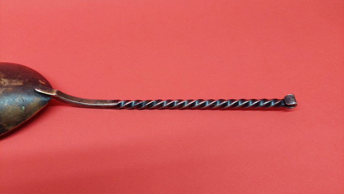 Antique cupronickel spoon. Talin Jewelry Factory