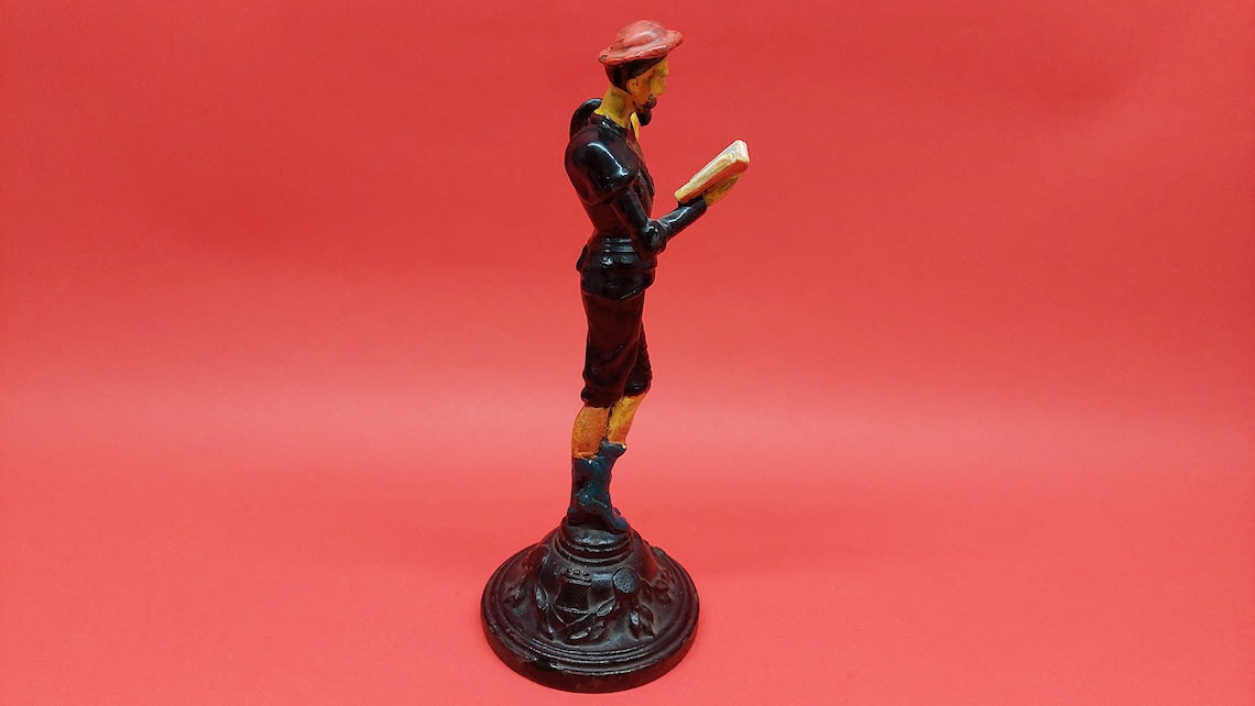 Antique table figurine of Don Quixote | Don Quixote Lamancha Literary character Figurine Figurine Souvenir Made in USSR