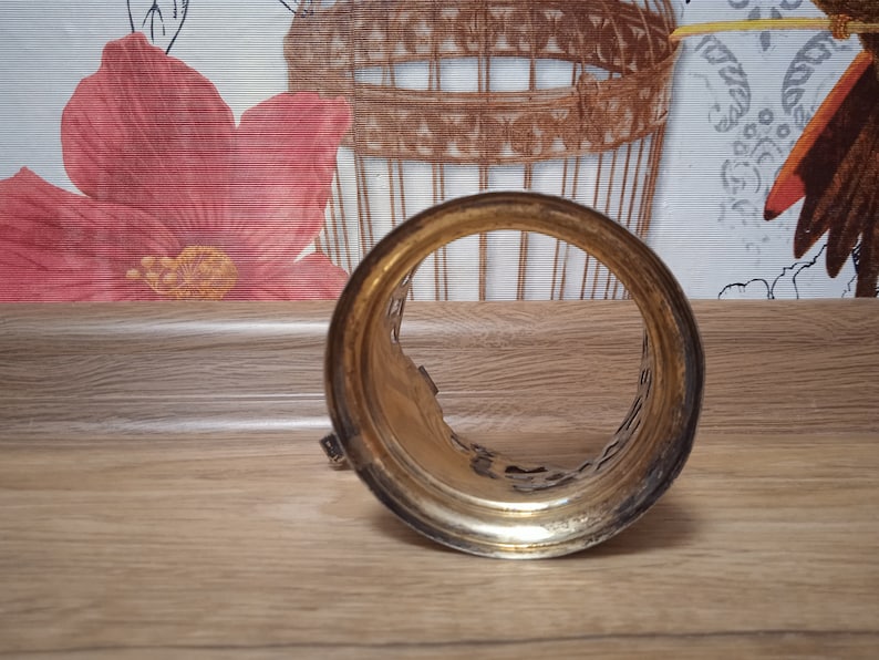 Antique Soviet Metal Cup holder Soviet Cup holder silver 875 assay weight 80 grams