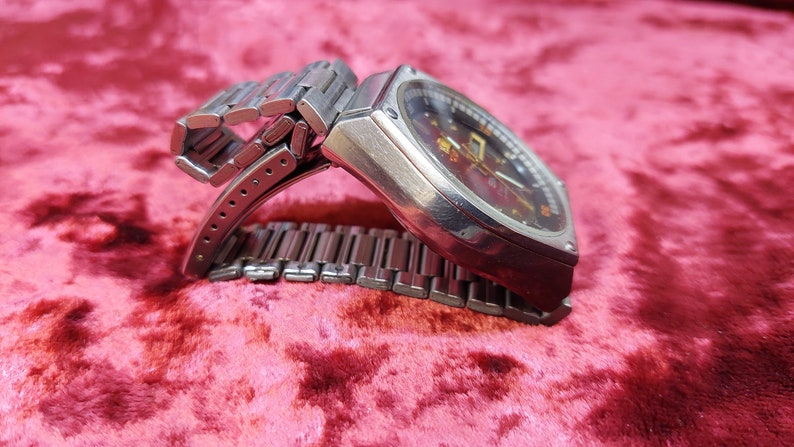 Japanese Watch Orient SK Sea King Crystal KD King Diver Red Dial Watch Served