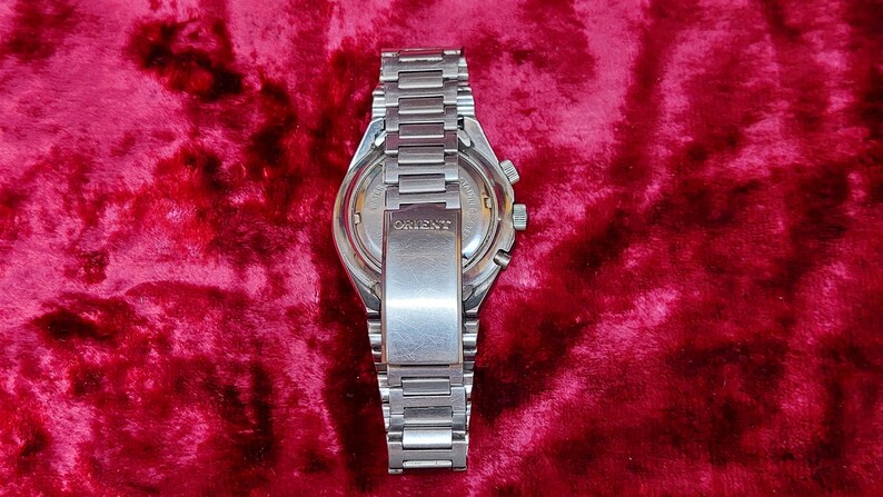 Japanese Watch Orient SK Sea King Crystal KD King Diver Red Dial Watch Served