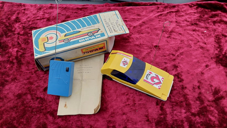Car Virage radio-controlled machine USSR 1988