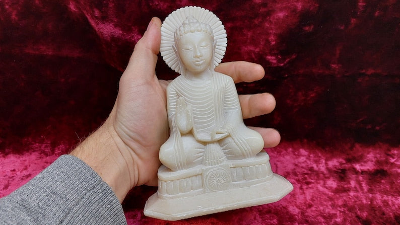 stone buddha figurine