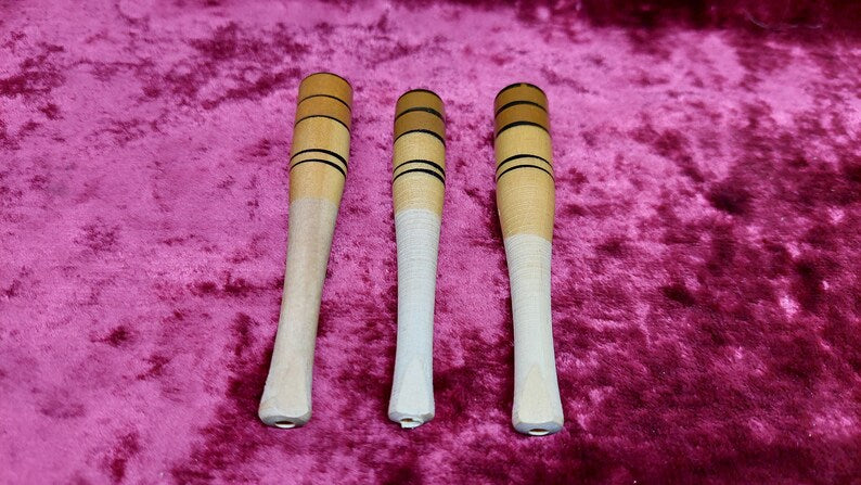 Vintage Wooden Carved Small Cigarette Holder Manual Swivel Mouthpiece