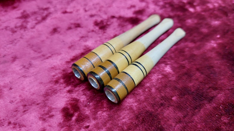 Vintage Wooden Carved Small Cigarette Holder Manual Swivel Mouthpiece