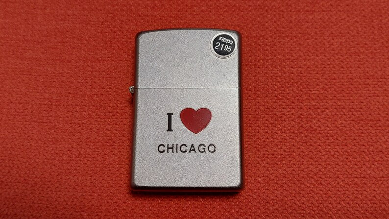 2004 Zippo I love Chicago New Rare Unfired