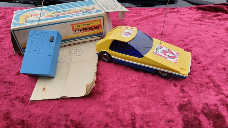Car Virage radio-controlled machine USSR 1988