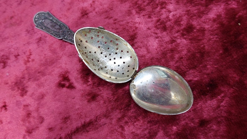 Silver spoon of the USSR for brewing tea. Rarity.