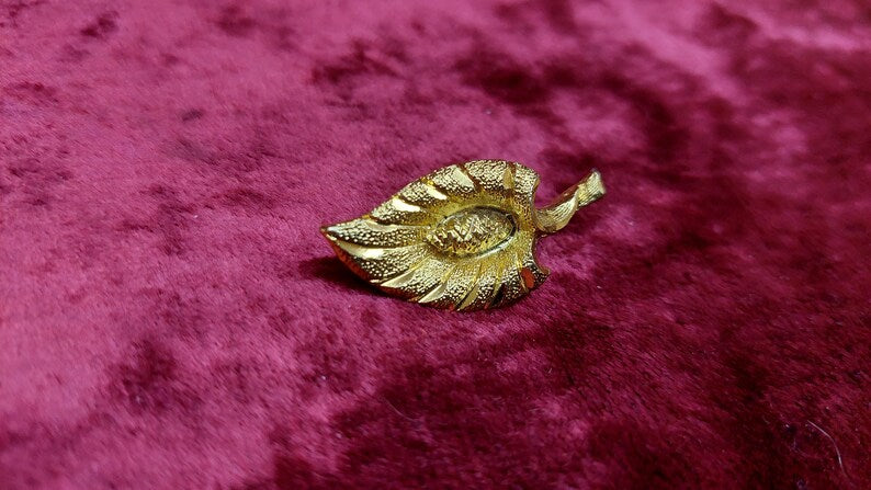 Vintage USSR Gold-Plated Brooch  1980.