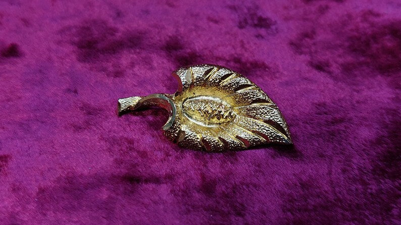 Vintage USSR Gold-Plated Brooch  1980.
