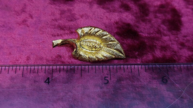 Vintage USSR Gold-Plated Brooch  1980.
