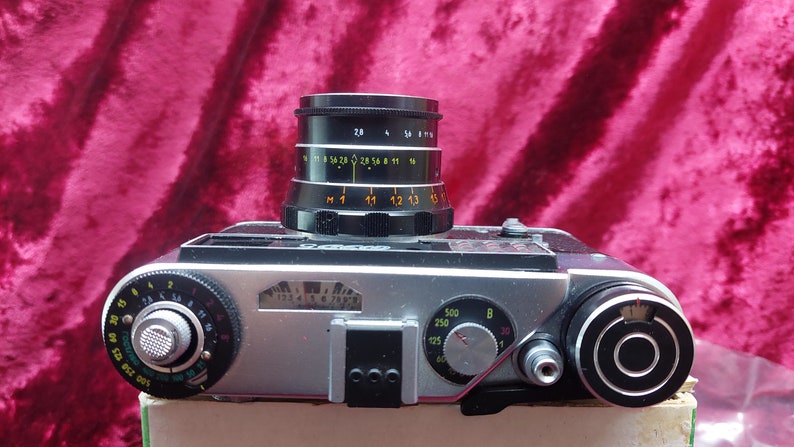 Vintage Soviet camera FED - 5  lens Industar - 61 Ld (2,8 / 55) Mount M39 Made in USSR. NEW