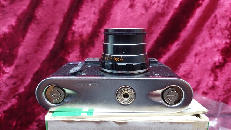 Vintage Soviet camera FED - 5  lens Industar - 61 Ld (2,8 / 55) Mount M39 Made in USSR. NEW