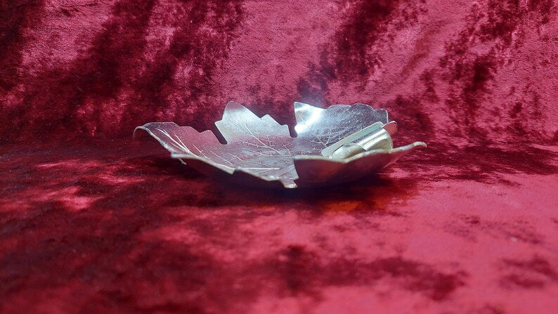 Vintage Soviet ashtray maple leaf Kyiv.