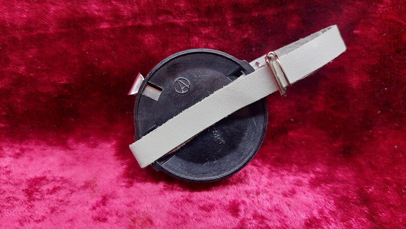 Old vintage wrist compass of the Soviet Army from the 1970s Adrianov