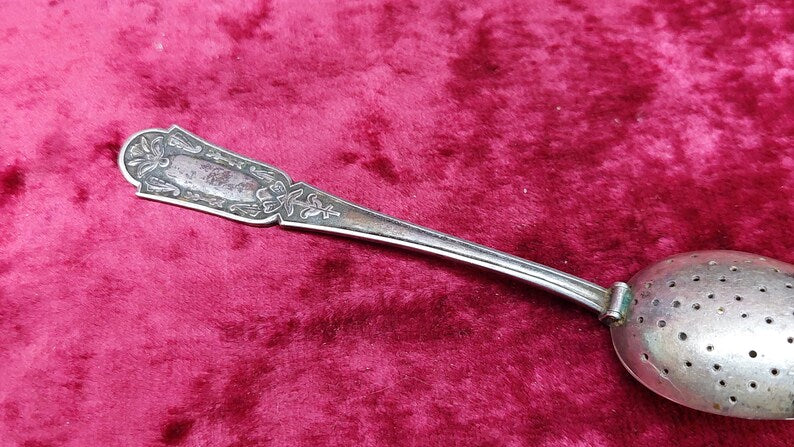 Silver spoon of the USSR for brewing tea. Rarity.