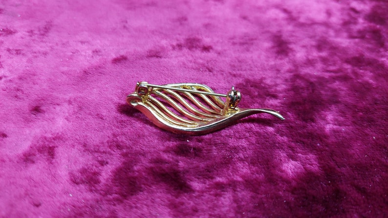 Vintage USSR Gold-Plated Brooch