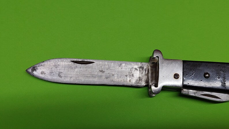 Soviet Vintage Moskva Hunting Folding Knife USSR Hunting Knife Bottle Opener Can Opener Camping Knife.HUNTER