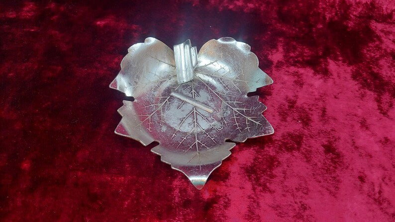 Vintage Soviet ashtray maple leaf Kyiv.