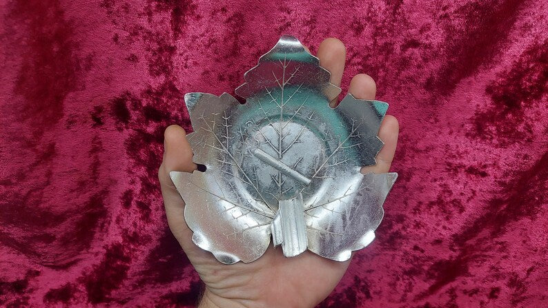 Vintage Soviet ashtray maple leaf Kyiv.