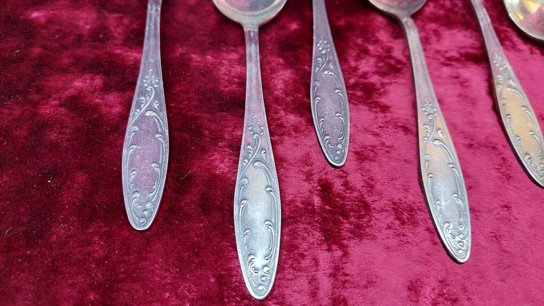 table spoons, old spoons, large spoons, a set of spoons, Soviet spoons, Russian antiques