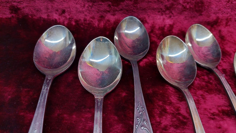 table spoons, old spoons, large spoons, a set of spoons, Soviet spoons, Russian antiques