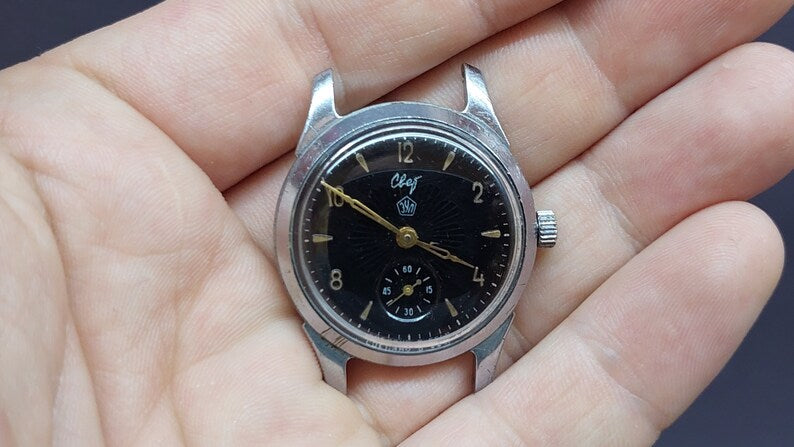 Soviet vintage watch Svet (Light) 16 jewels. Mechanical clock of the USSR. 1960. Russian rare watch, mechanical men's watch Mayak.